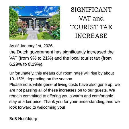 Alojamento de Acomodação e Pequeno-almoço B&B Hoofddorp